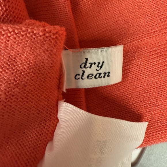 Vintage Miss Sophisticates Pendleton Knit Cardigan Woman's Medium Coral USA Made - Picture 5 of 8